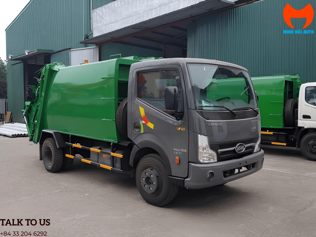 Xe cuốn ép rác 6 khối VEAM VT652 nhỏ gọn