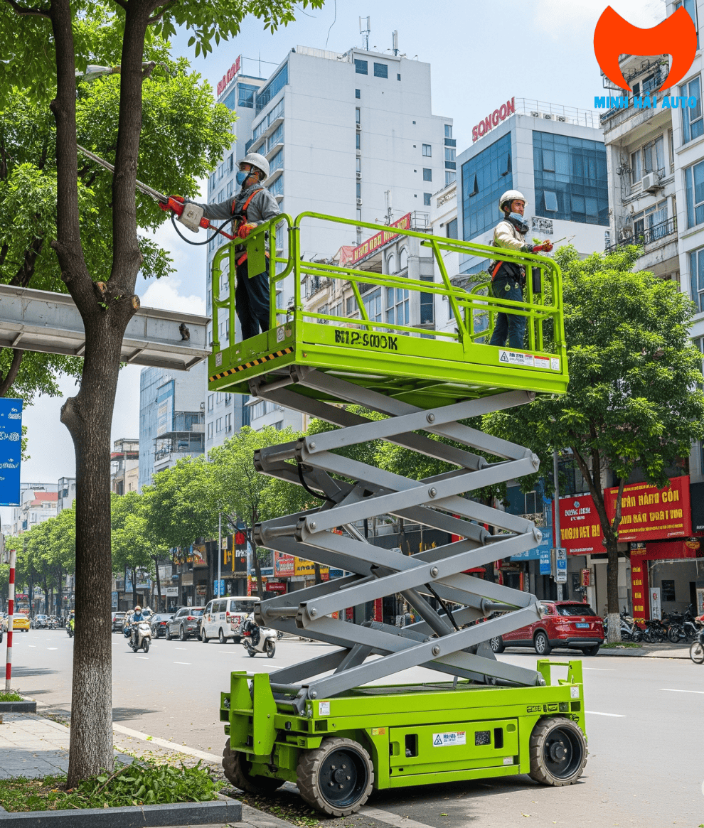 Ứng dụng xe nâng người Zoomlion ZS1623RT trong công nghiệp