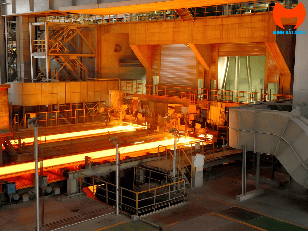 Vật Liệu Thép Cường Độ Cao ATOS80 từ POSCO của cẩu tự hành Huyndai everdigm