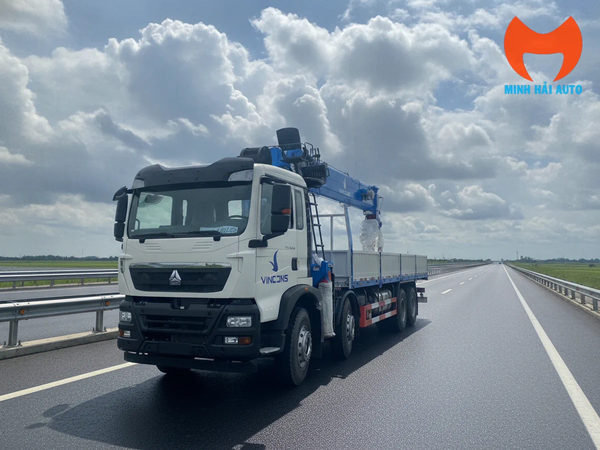 Xe cẩu 20 tấn nâng được những loại hàng nào