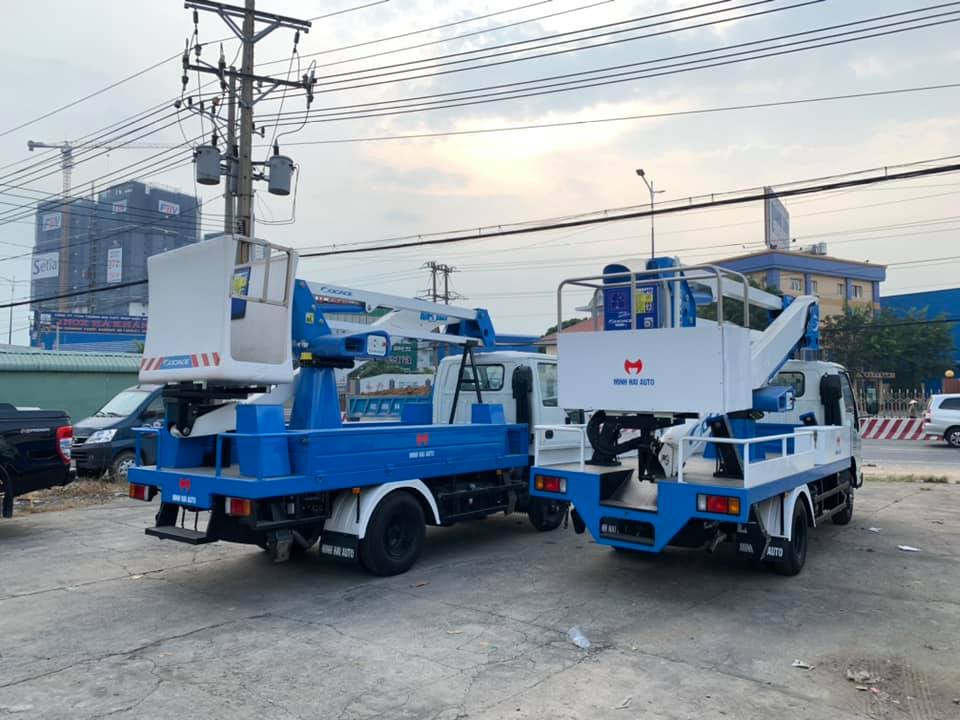 Các loại xe cẩu nâng người phổ biến