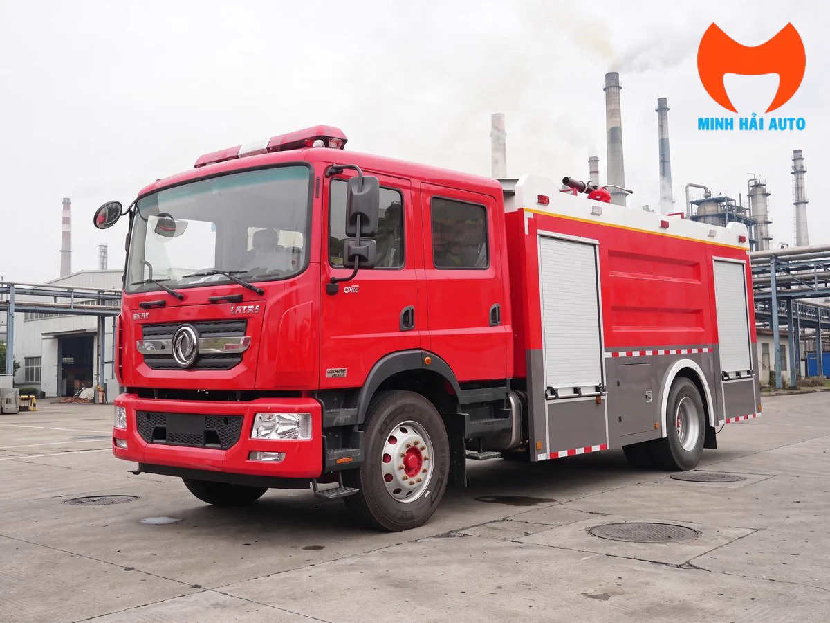 Xe chữa cháy Dongfeng sẵn sàng vận hành Xe chữa cháy Dongfeng trong nội dung sẵn sàng vận hành