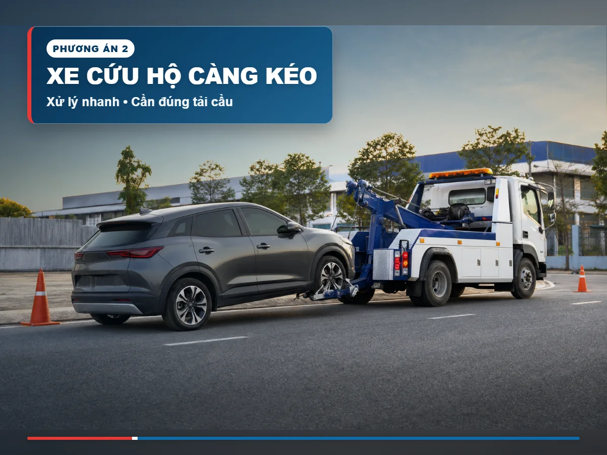 Xe cứu hộ càng kéo wheel-lift