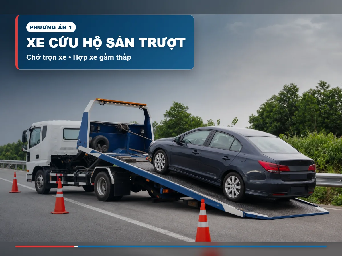Xe cứu hộ sàn trượt chở xe gầm thấp Xe cứu hộ sàn trượt chở xe gầm thấp