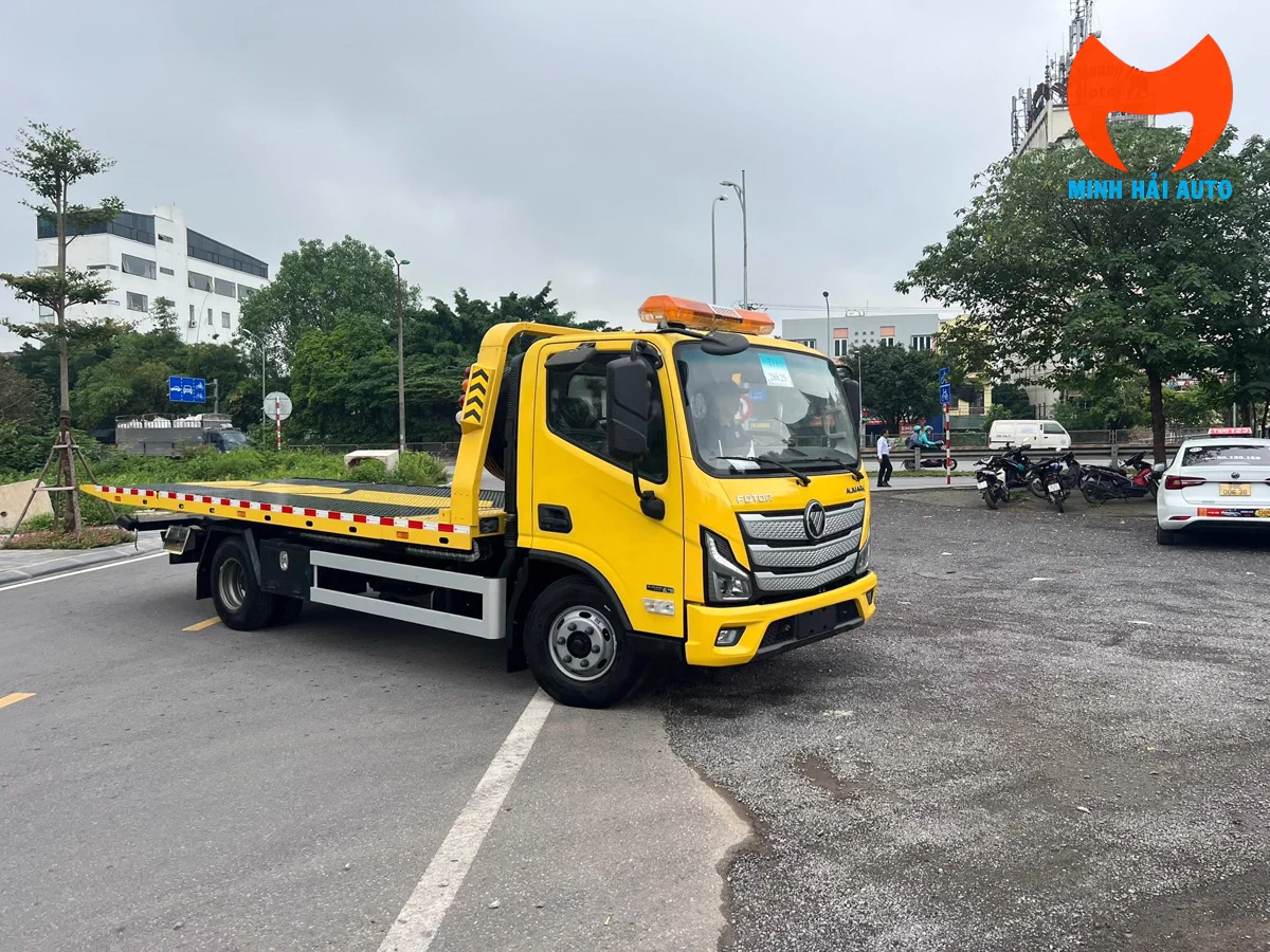 Mặt sàn và càng kéo xe cứu hộ Foton Aumark