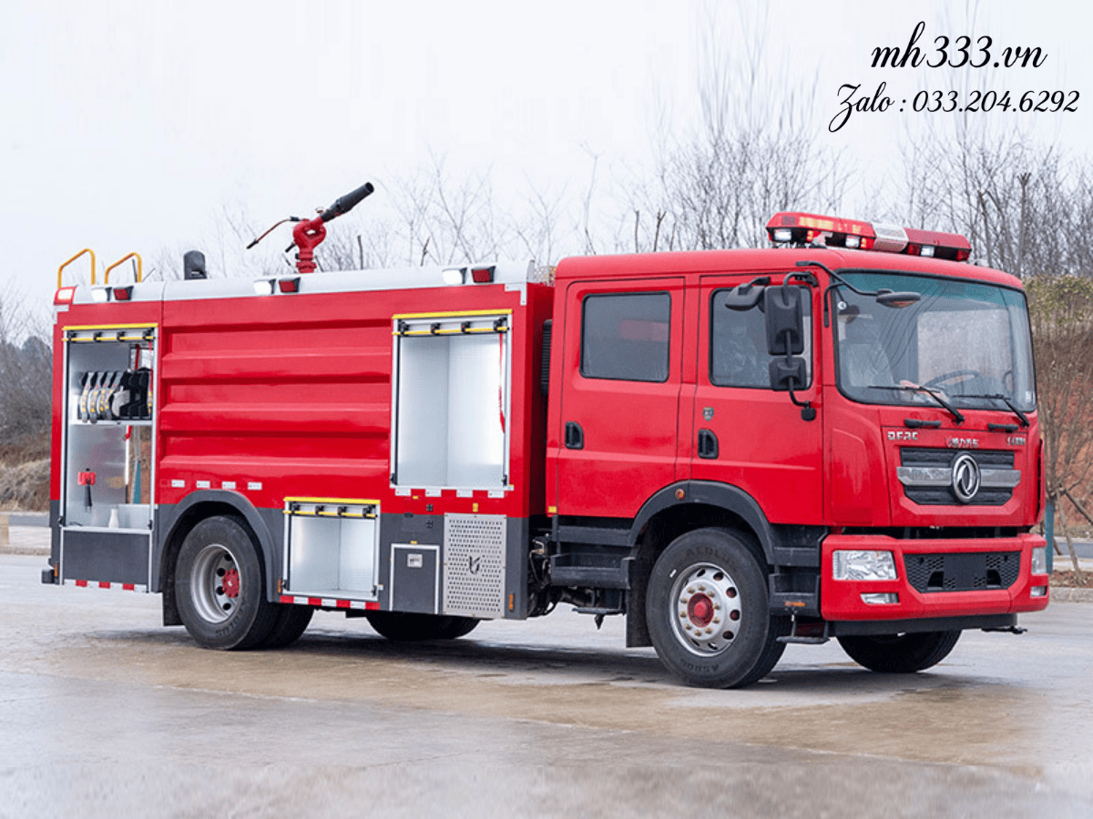 Xe cứu hỏa 8 khối Dongfeng 6 nước 2 bọt