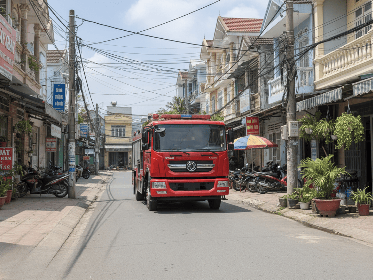 Xe cứu hỏa dongfeng 9 khối