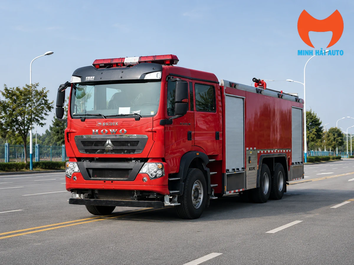 Xe cứu hỏa Minh Hải Auto tư vấn phương tiện chữa cháy rừng và đồng cỏ