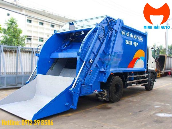 xe ép rác Hino 15 khối