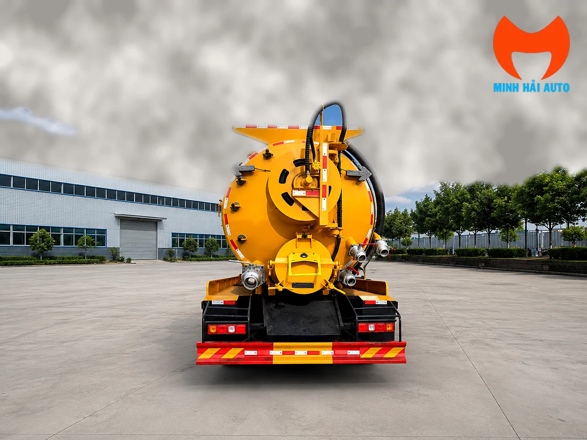 Xe hút chất thải bao nhiêu khối