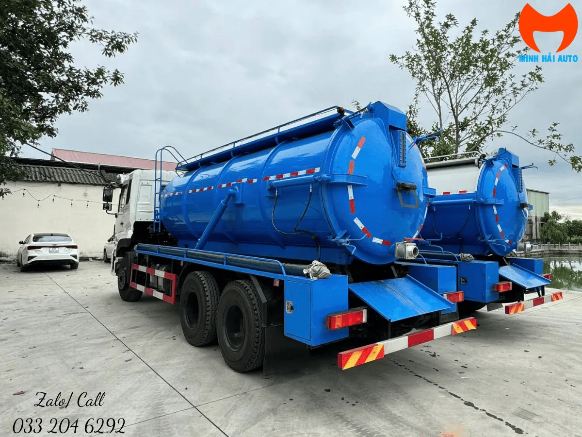 Xe hút chất thải Dongfeng trong hồ sơ sản phẩm 6 khối