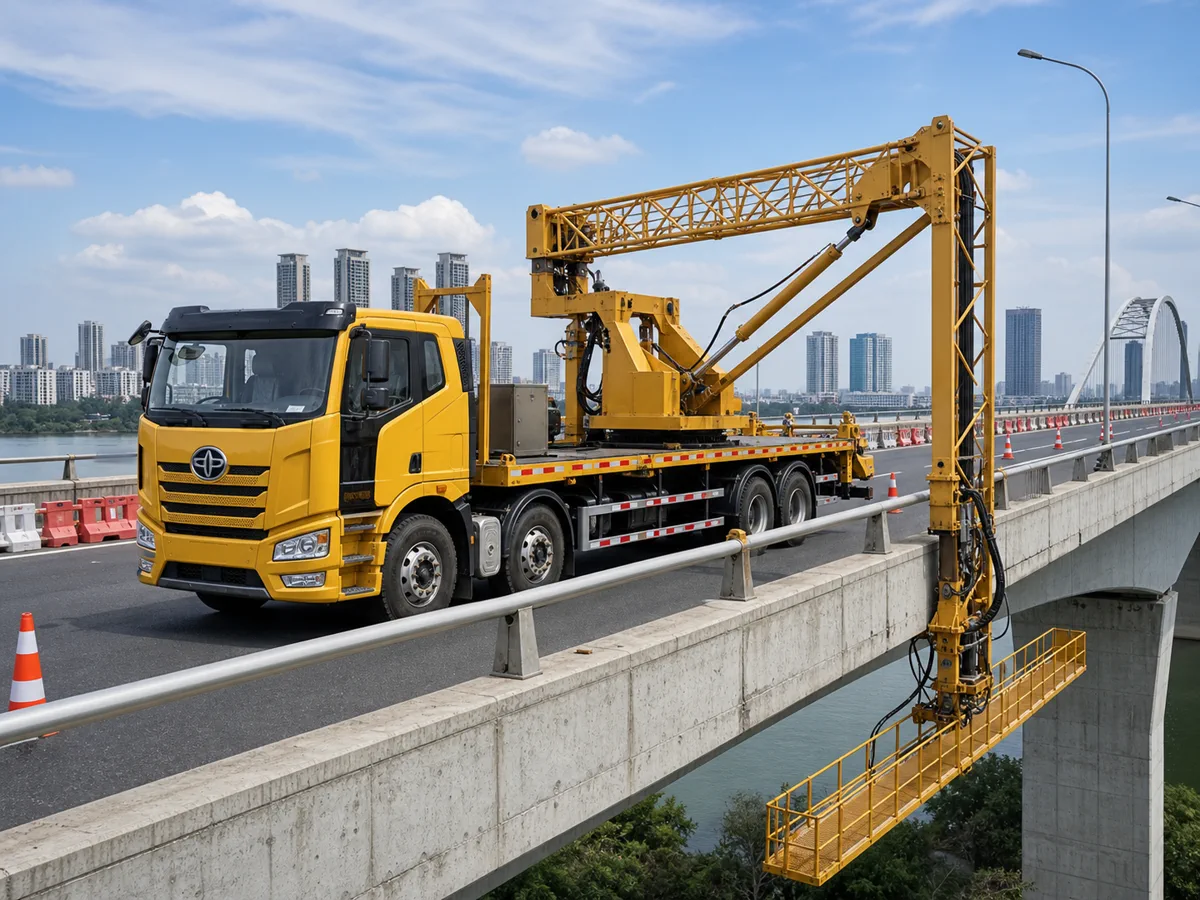 Xe kiểm tra gầm cầu 22m phù hợp cầu rộng bao nhiêu