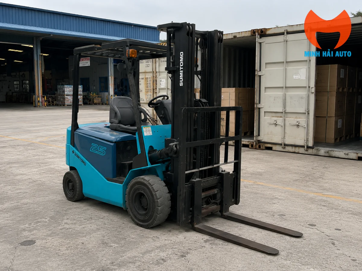 Xe nâng hàng chạy điện Sumitomo FB25PE 2.5 tấn