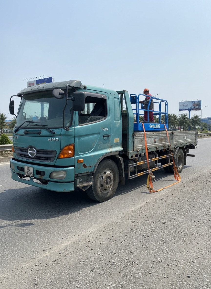Xe nâng người cắt kéo Mh333