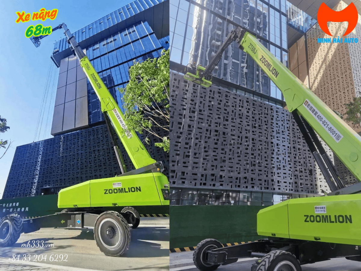 Xe nâng người dạng khớp gập zoomlion 68m
