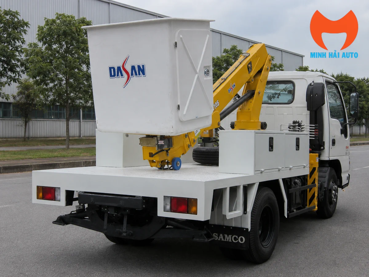 Giỏ nâng xe thang nâng người Dasan DAP 105 tải trọng 200kg