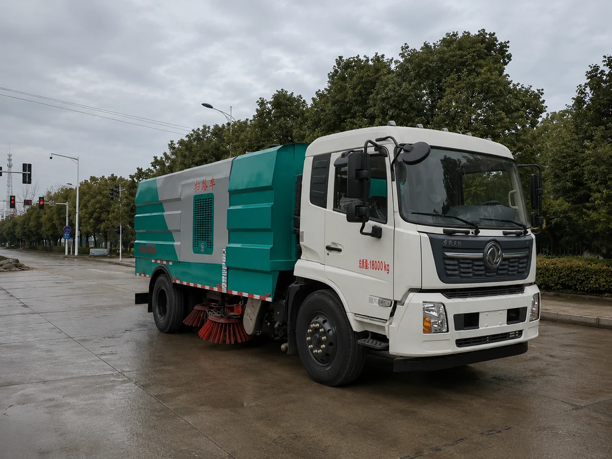 cabin Dongfeng của xe quét đường