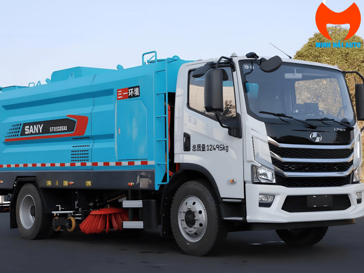 Xe quét đường hút bụi điện 12 khối Sany SYR5121TXSSYABEV