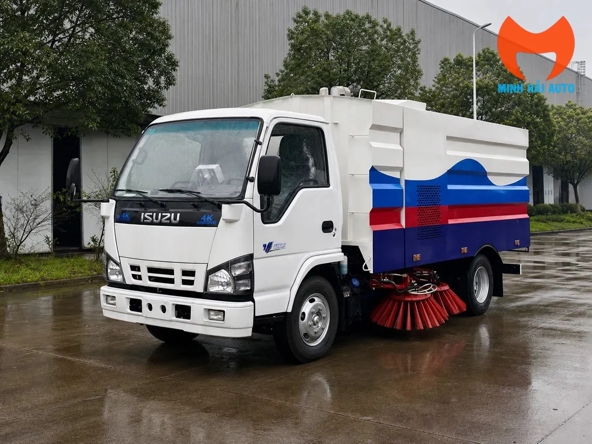 Xe quét đường Isuzu cho khu đô thị