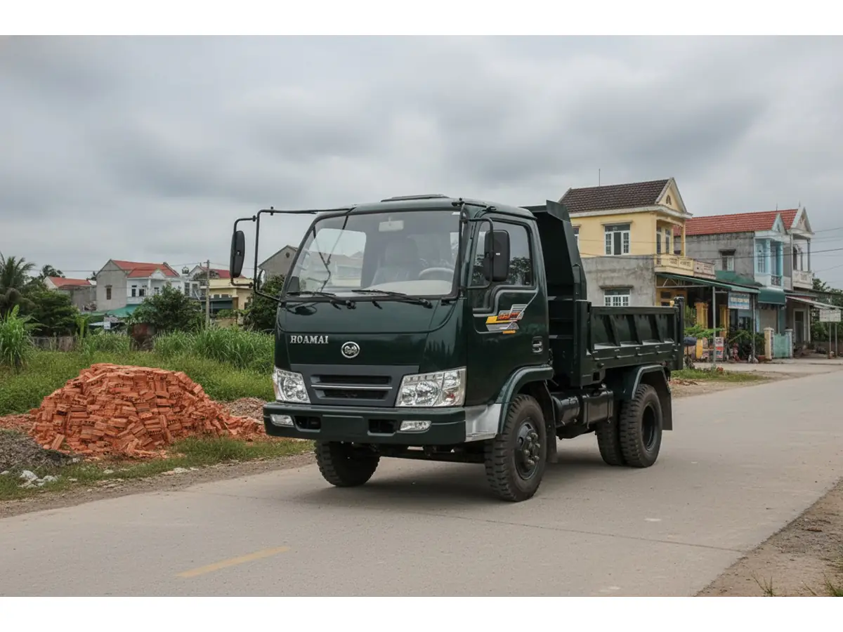 Động cơ 490QZL trên xe tải tự đổ 2.35 tấn