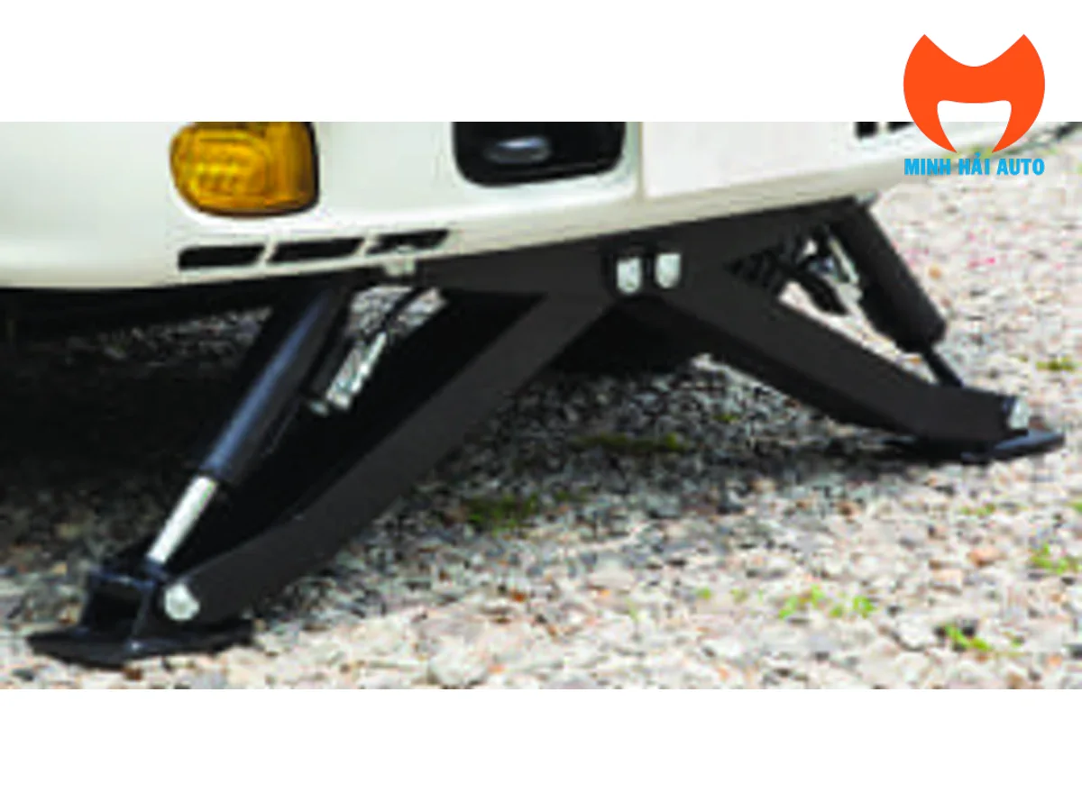 Chân chống trước của xe thang Dasan 18 m
