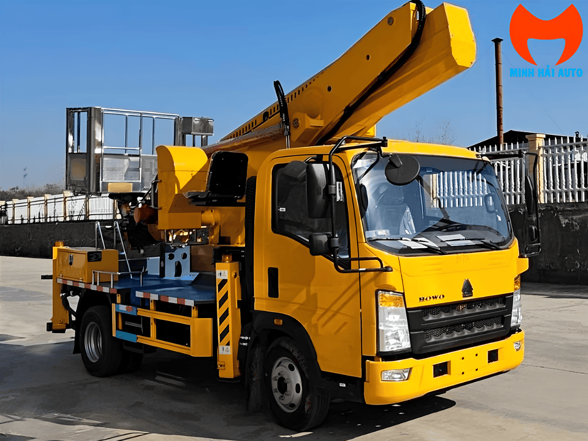 xe thang nâng người 10m sinotruk howo
