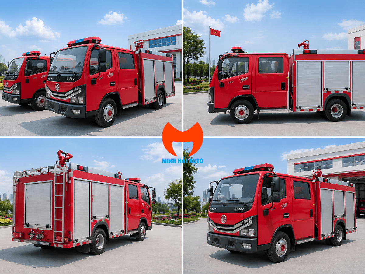 Xe Chữa Cháy Dongfeng 2500 Lít