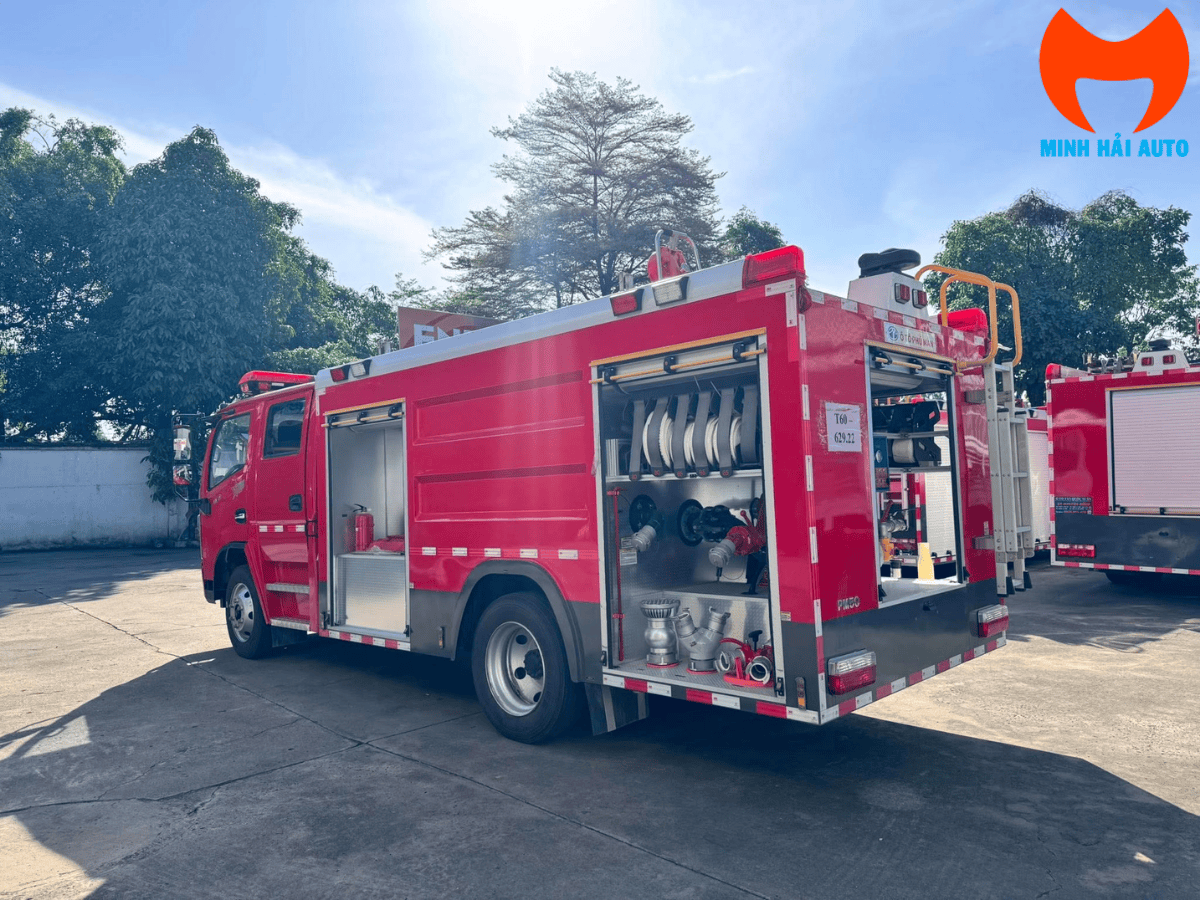 Xe cứu hỏa Dongfeng 7 khối – Bán xe cứu hỏa chính hãng Minh Hải Auto