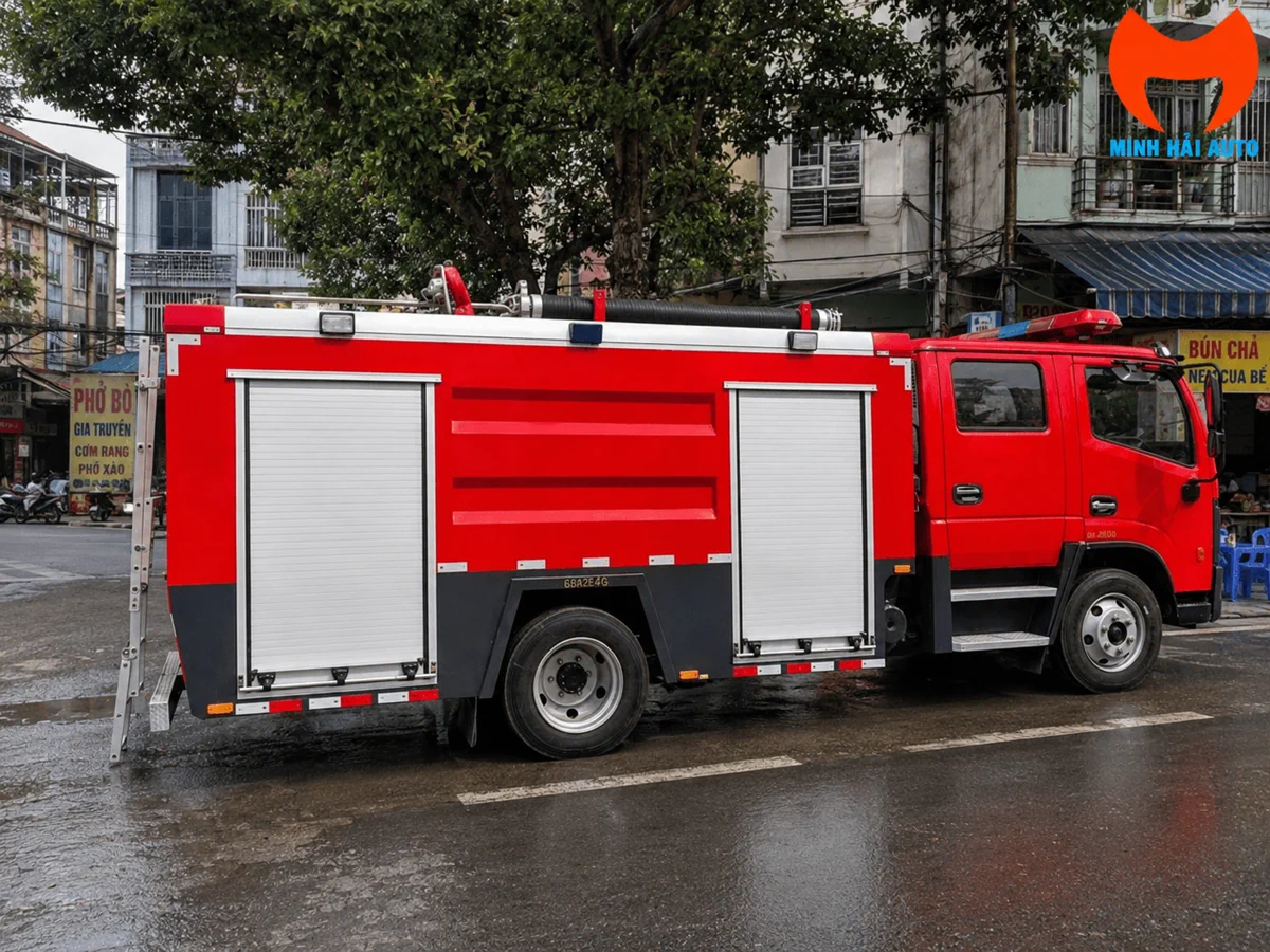 Lăng giá PL24 xe cứu hỏa Dongfeng 5 khối