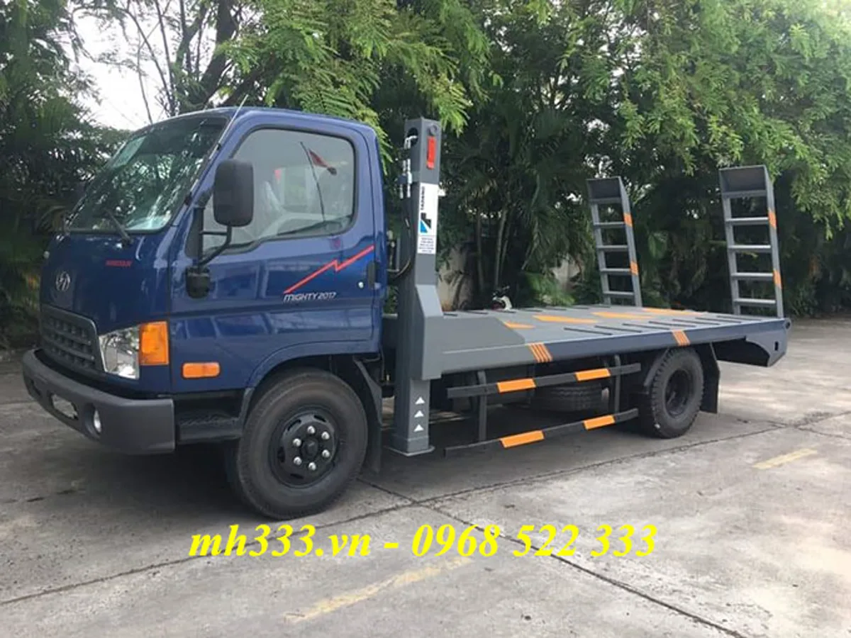 Xe nâng đầu Hyundai Mighty 2017 nhìn tổng thể từ góc trước