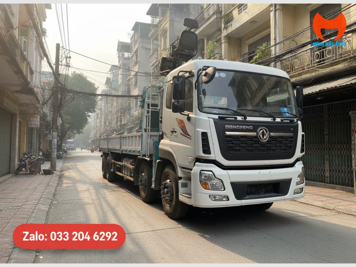 Xe 3 chân gắn cẩu Hyundai HLC-8016