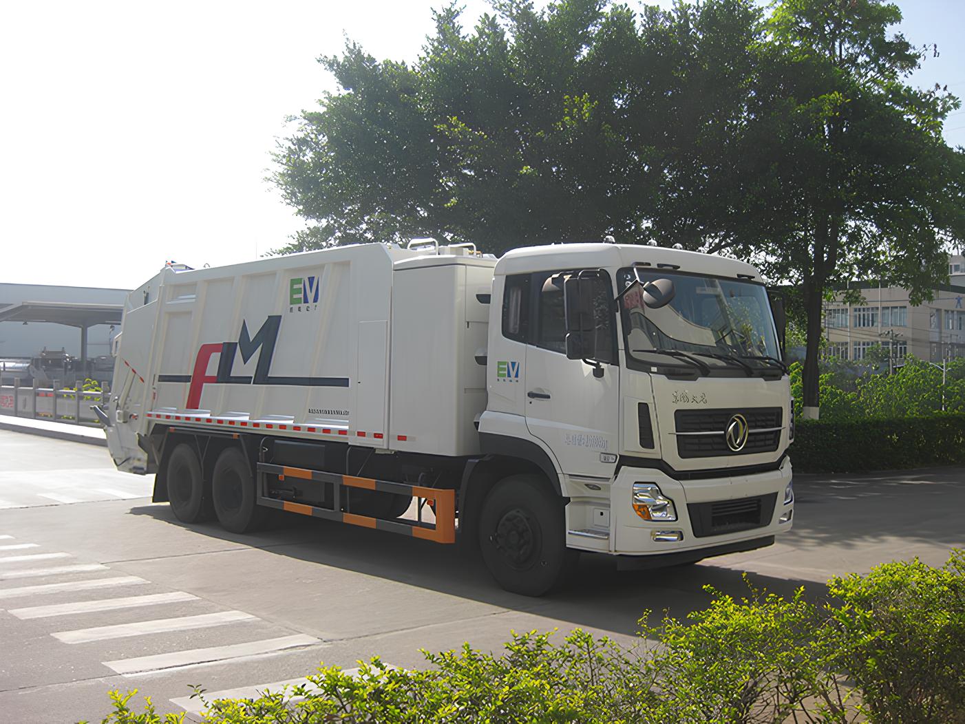 Xe cuốn ép rác điện Fulongma