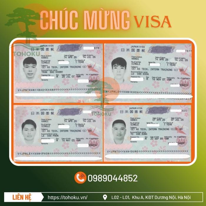 [20/4/2026] THÔNG BÁO KẾT QUẢ VISA