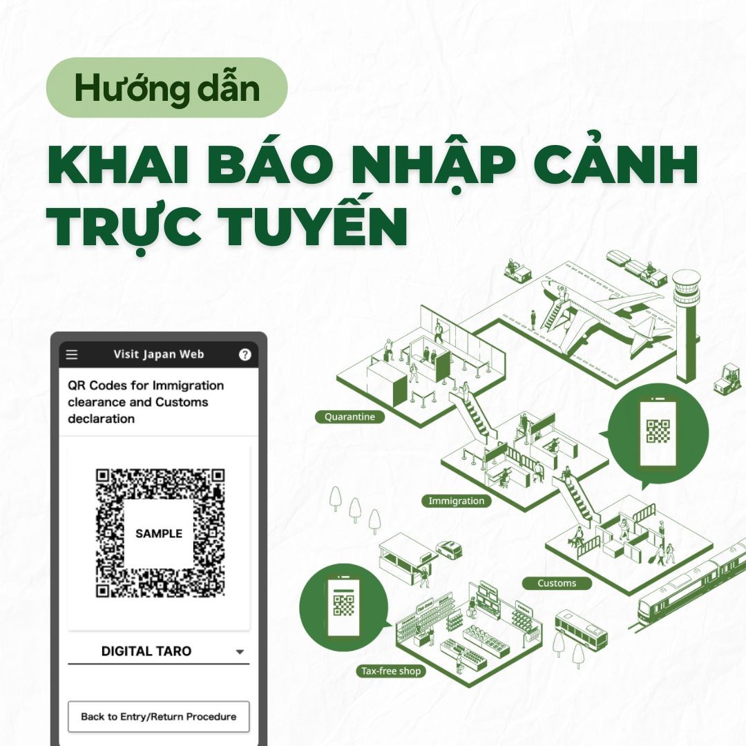 TIẾT KIỆM THỜI GIAN NHẬP CẢNH – KHAI BÁO TRỰC TUYẾN VISIT JAPAN WEB