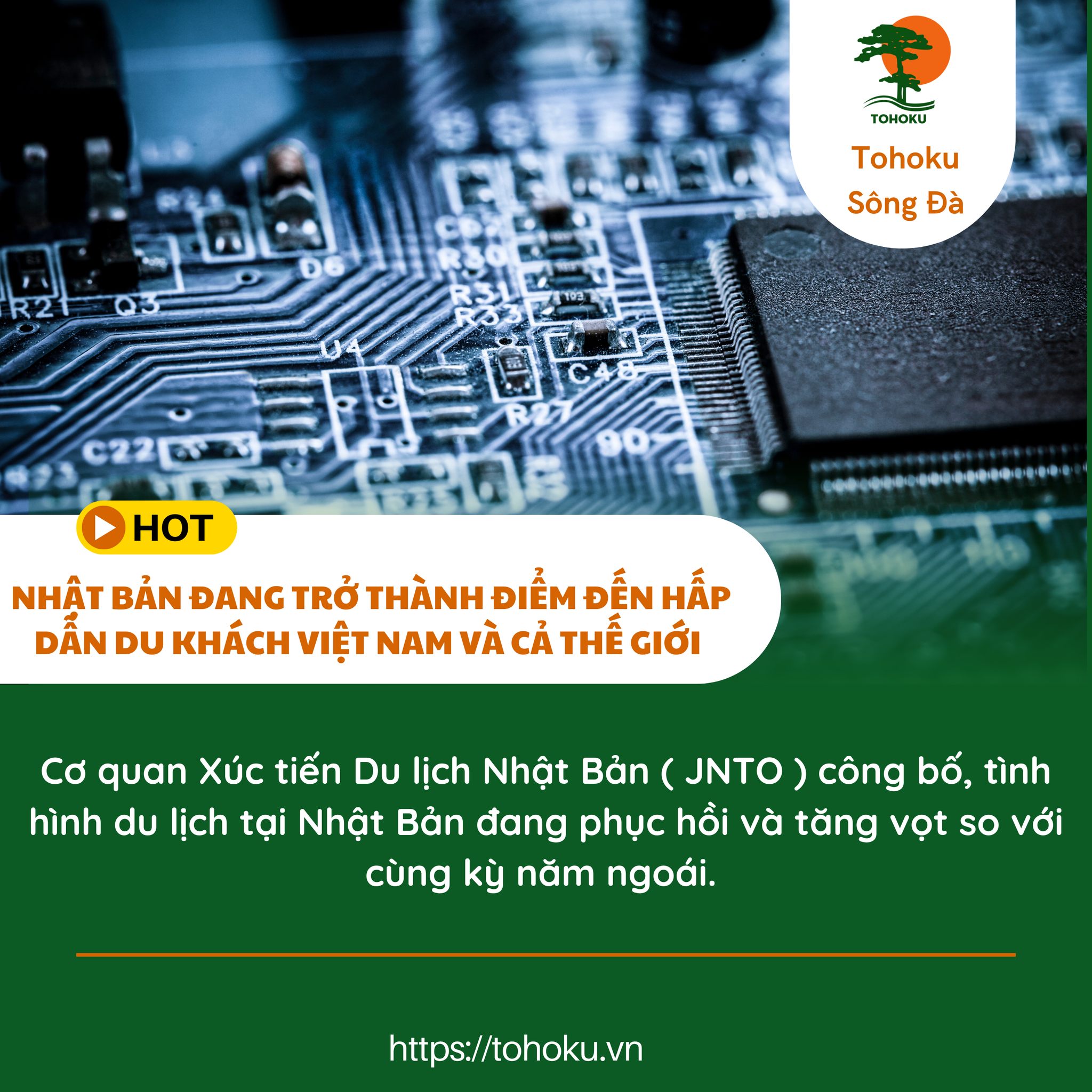 Lượng khách Việt Nam đến Nhật Bản tăng trưởng mạnh mẽ