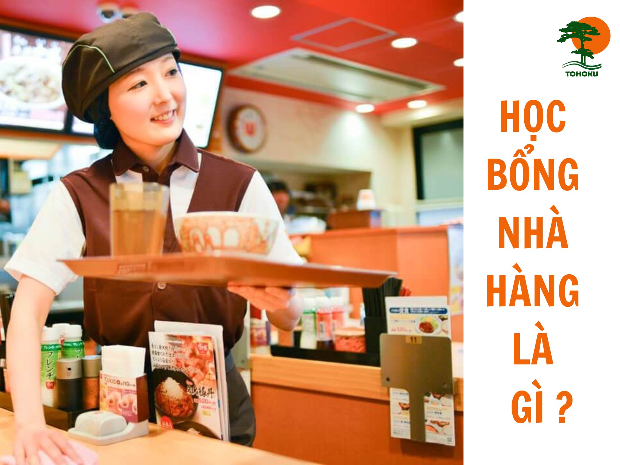 HỌC BỔNG NHÀ HÀNG SUKIYA Tohoku