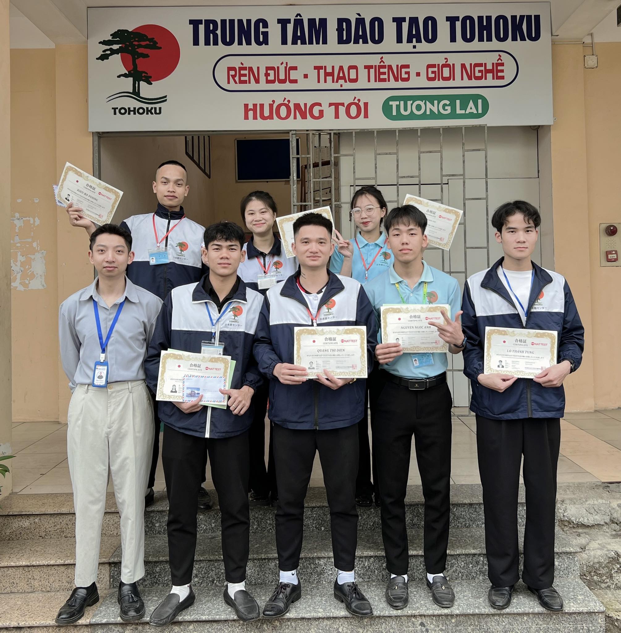 TOHOKU SÔNG ĐÀ CHÚC MỪNG 07 TTS ĐẠT JLPT N5