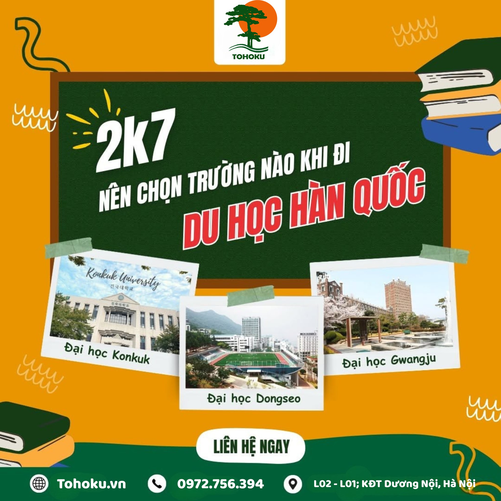 2K7 – BÍ KÍP CHỌN TRƯỜNG DU HỌC HÀN QUỐC THEO NĂNG LỰC VÀ TÀI CHÍNH