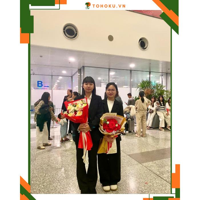 [TIỄN BAY – 11/3/2026] HAI NỮ THỰC TẬP SINH NHẬP CẢNH TOKYO – NHẬT BẢN