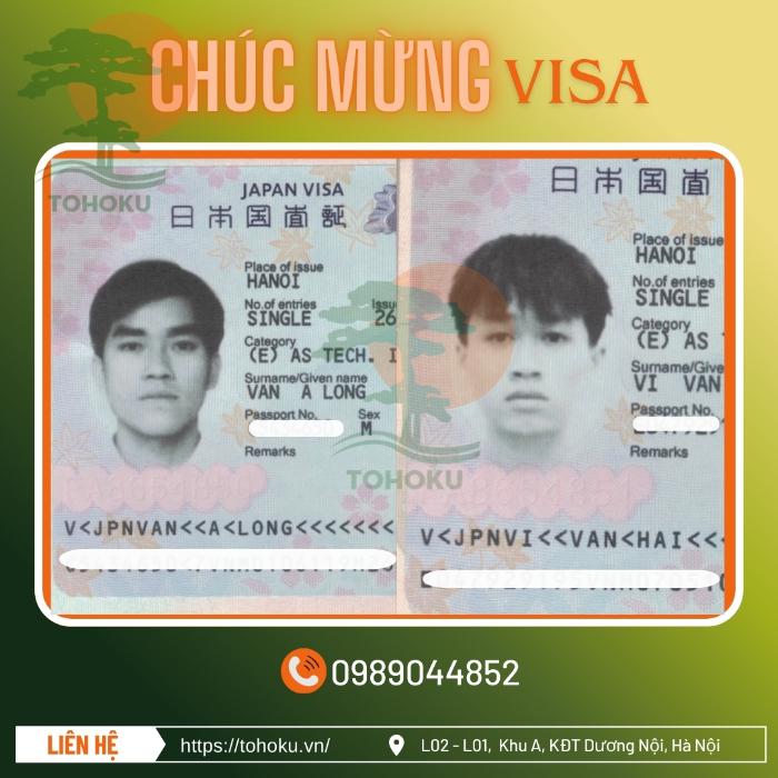 [3/3/2026- THÔNG BÁO VISA] CHÚC MỪNG HAI THỰC TẬP SINH ĐẾN TỪ TÂY BẮC