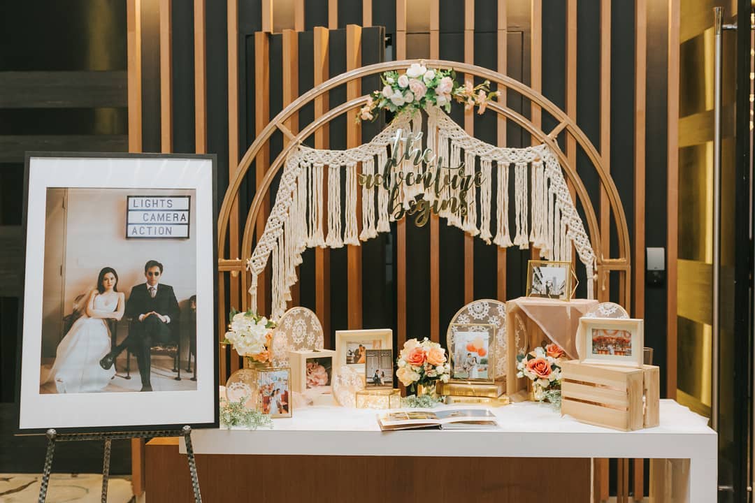 Những phong cách bàn gallery đặc sắc trong ngày cưới