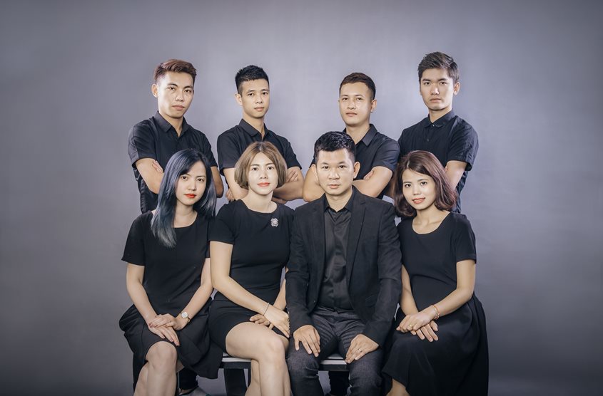 Chụp ảnh profile cho ekip Dũng Hair Salon