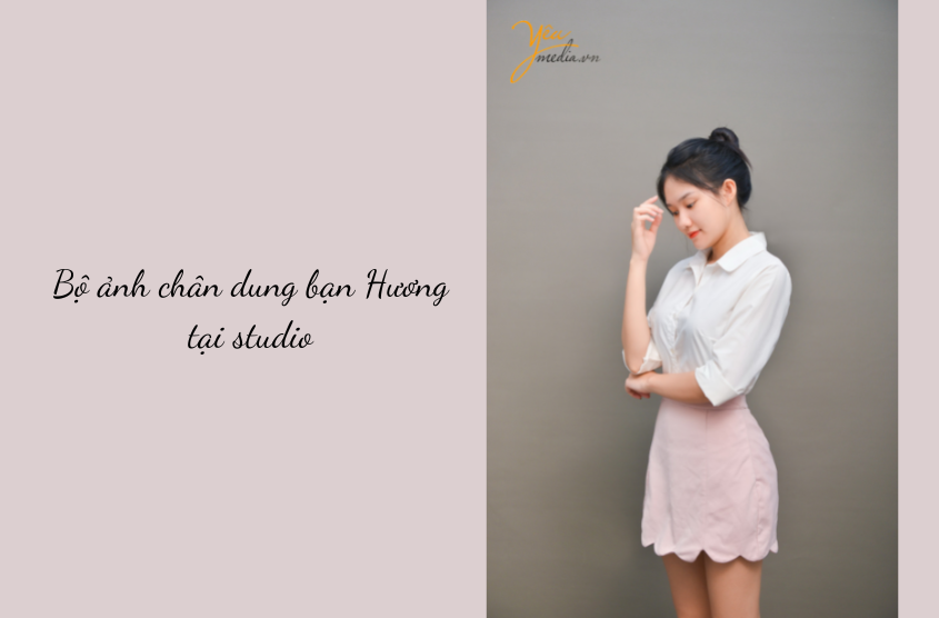 Bộ ảnh chân dung trong studio cho bạn hương