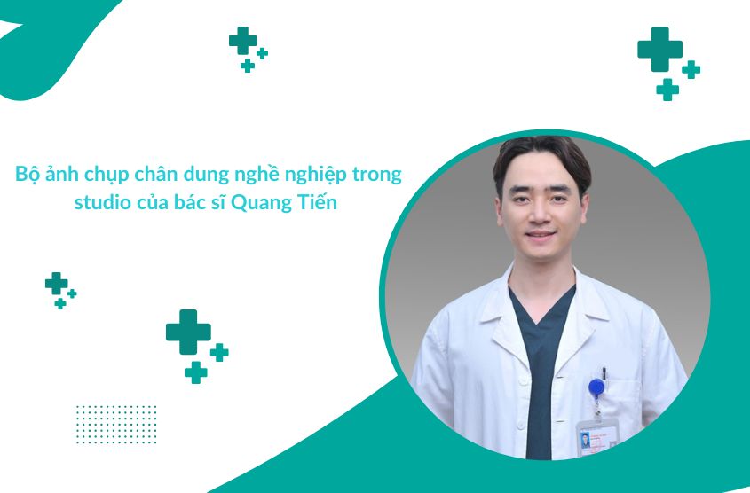 Bộ ảnh chụp chân dung nghề nghiệp trong studio của bác sĩ Quang Tiến