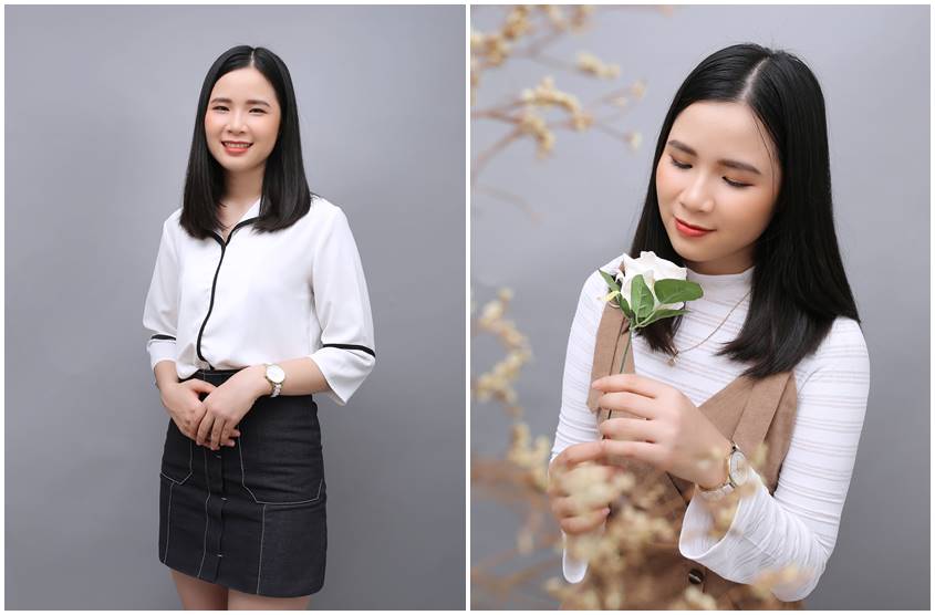 Chụp ảnh cá nhân dạng profile chuyên nghiệp tại studio: Ms. Hà