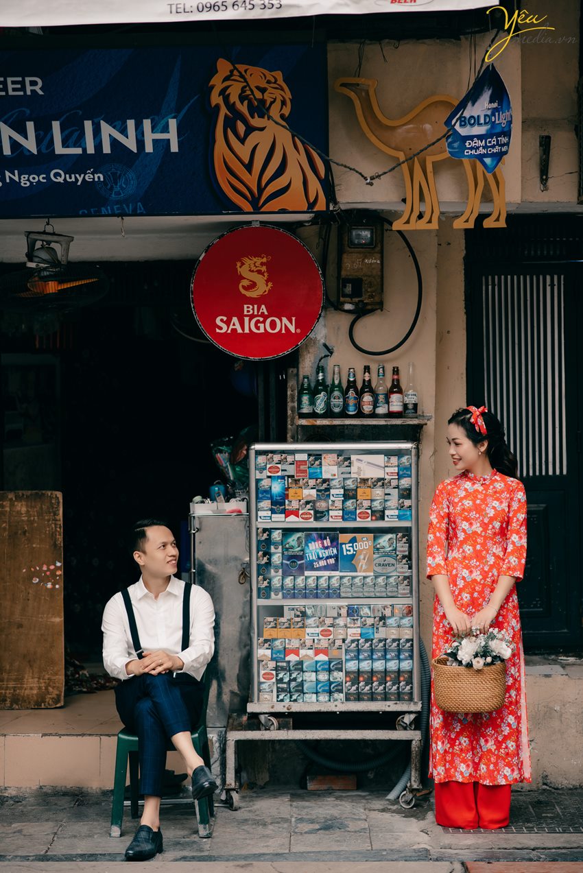 Chụp ảnh cưới ở phố cổ Hà Nội - địa điểm truyền thống không bao giờ cũ: