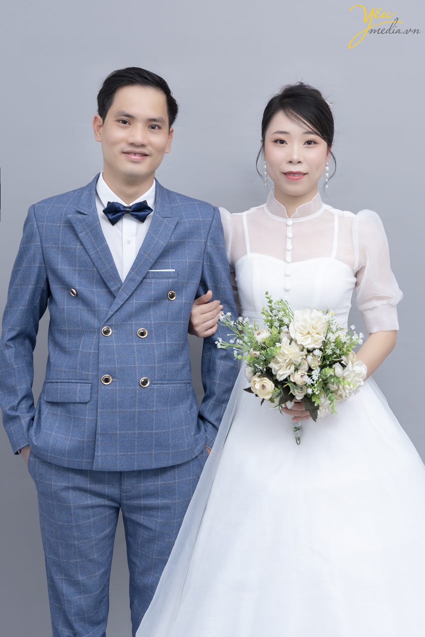 album hinh cuoi concept han quoc don gian nhe nhang trong studio ha noi 