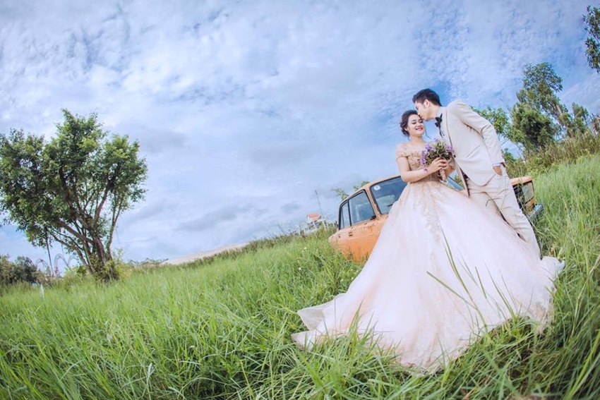album ảnh cưới đẹp tại phim trường phương anh tỉnh thái bình