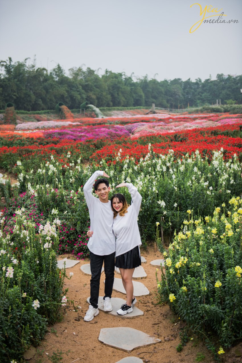 thung lũng hoa hồ tây – khu vườn mùa thu rực rỡ check in các địa điểm chụp ảnh đẹp ở hà nội