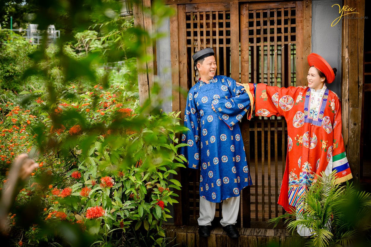 Chụp ảnh cưới tại phim trường vào mùa cưới 2021-2022 với cặp đôi Quang - Nguyệt